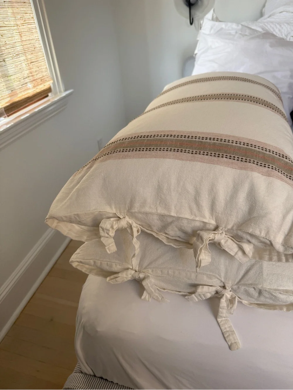 NEW Magnolia Dannie Stripe King Shams